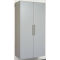Large Light Gray Storage Cabinet Y235452