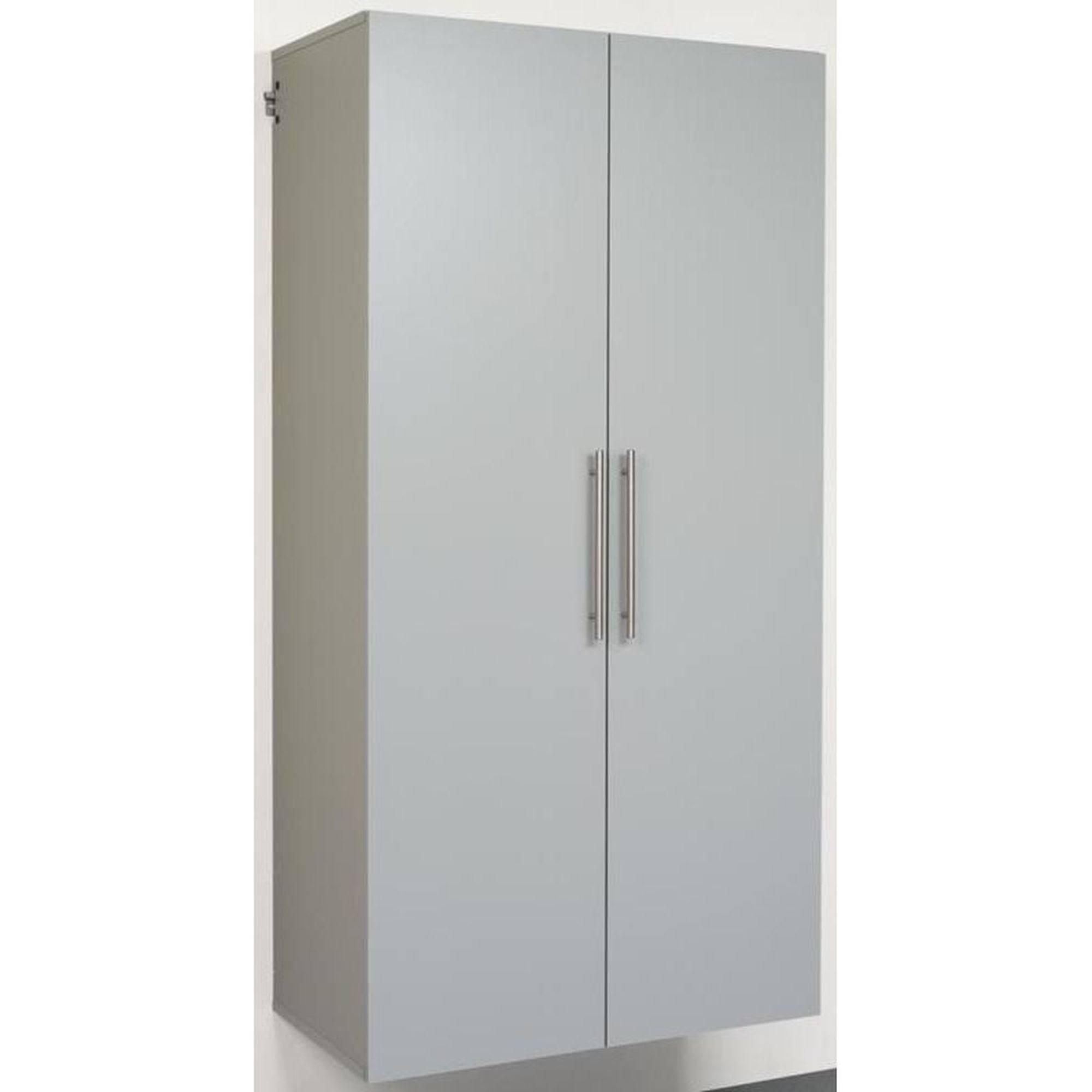 Large Light Gray Storage Cabinet Y235452
