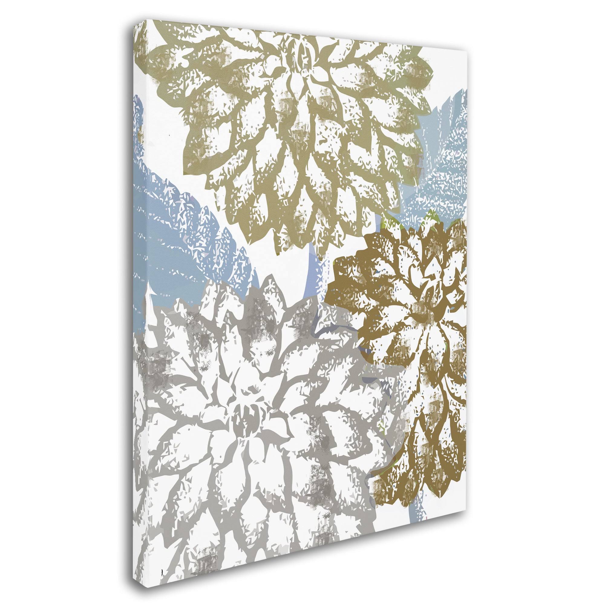 Sea Dahlias II Canvas Art X7993