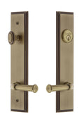 Vintage Brass Entry Lever Set L854