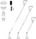 Electric Spin Scrubber with 4 Replaceable Cleaning Brush Head, Adjustable Extension Handle, Pack of 2 W746