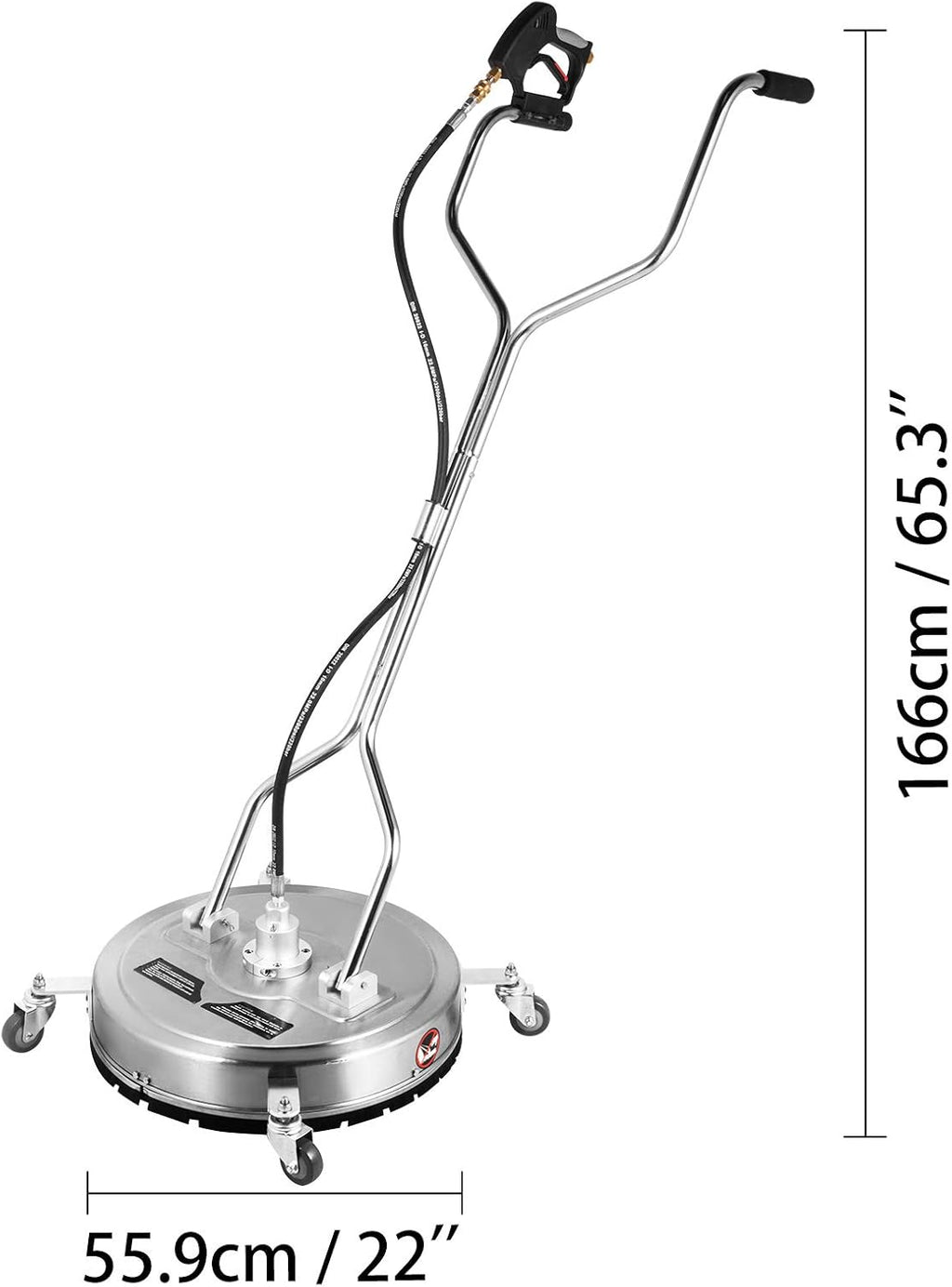 20 inch Surface Cleaner for Pressure Washer with 3/8 Quick Connector I722