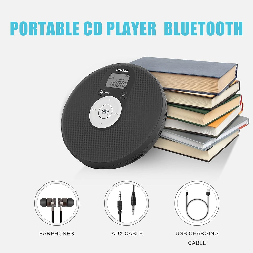 Portable CD Player with Bluetooth, Pack of 2 W7674