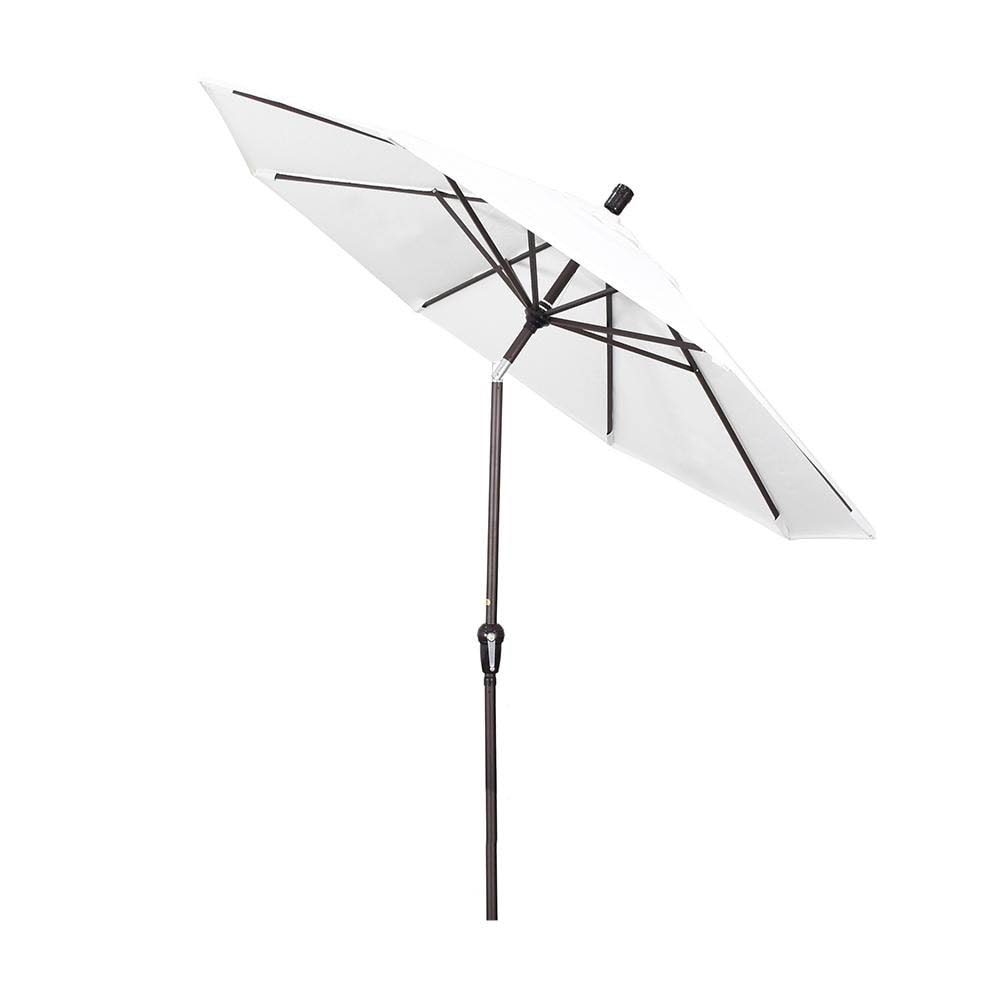 Bronze 9' Aluminum Auto Tilt Market Umbrella D294367