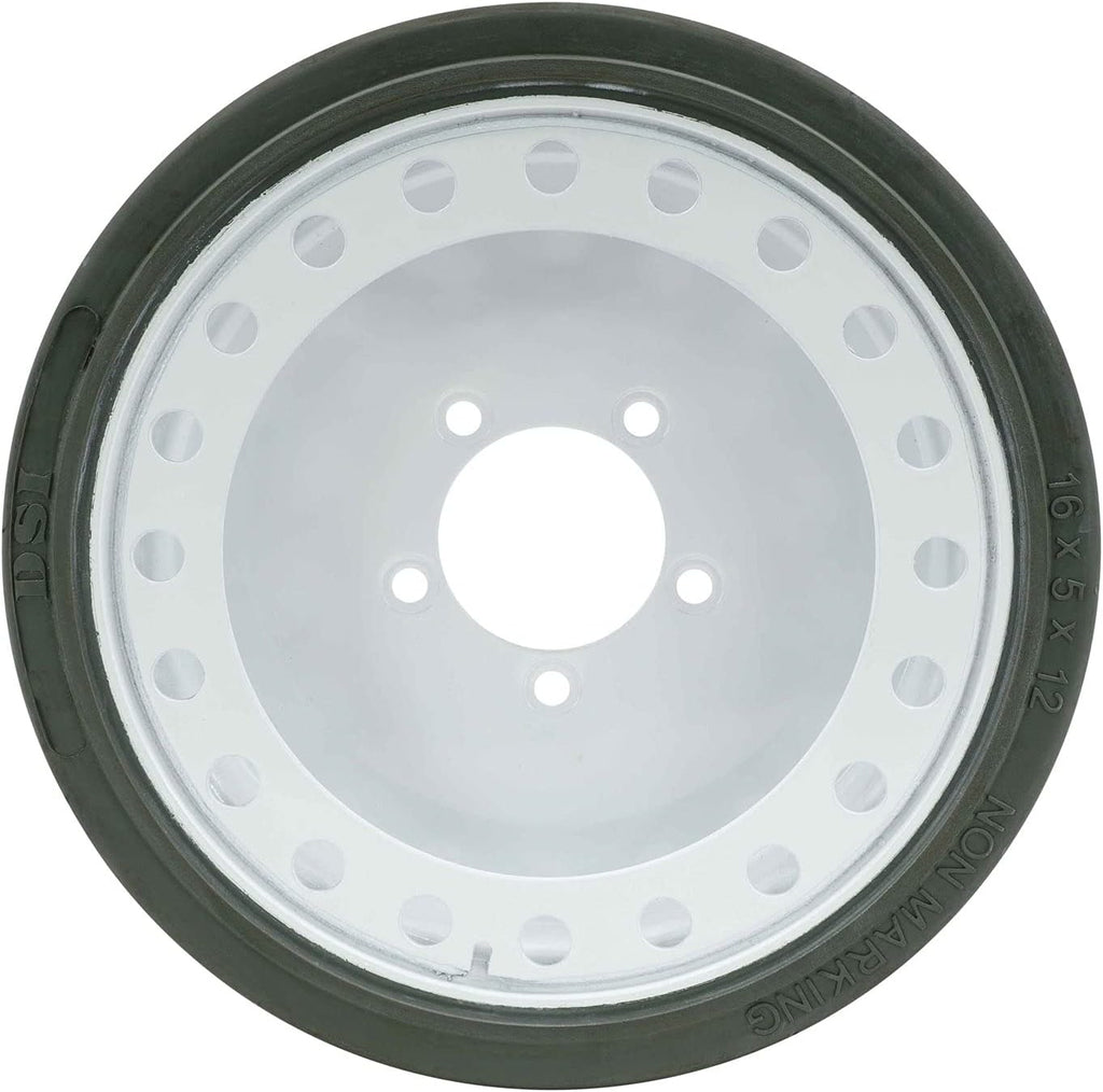 Non-Marking Scissor Lift Tires 16 x 5 x 12 Wheel Assembly O8698
