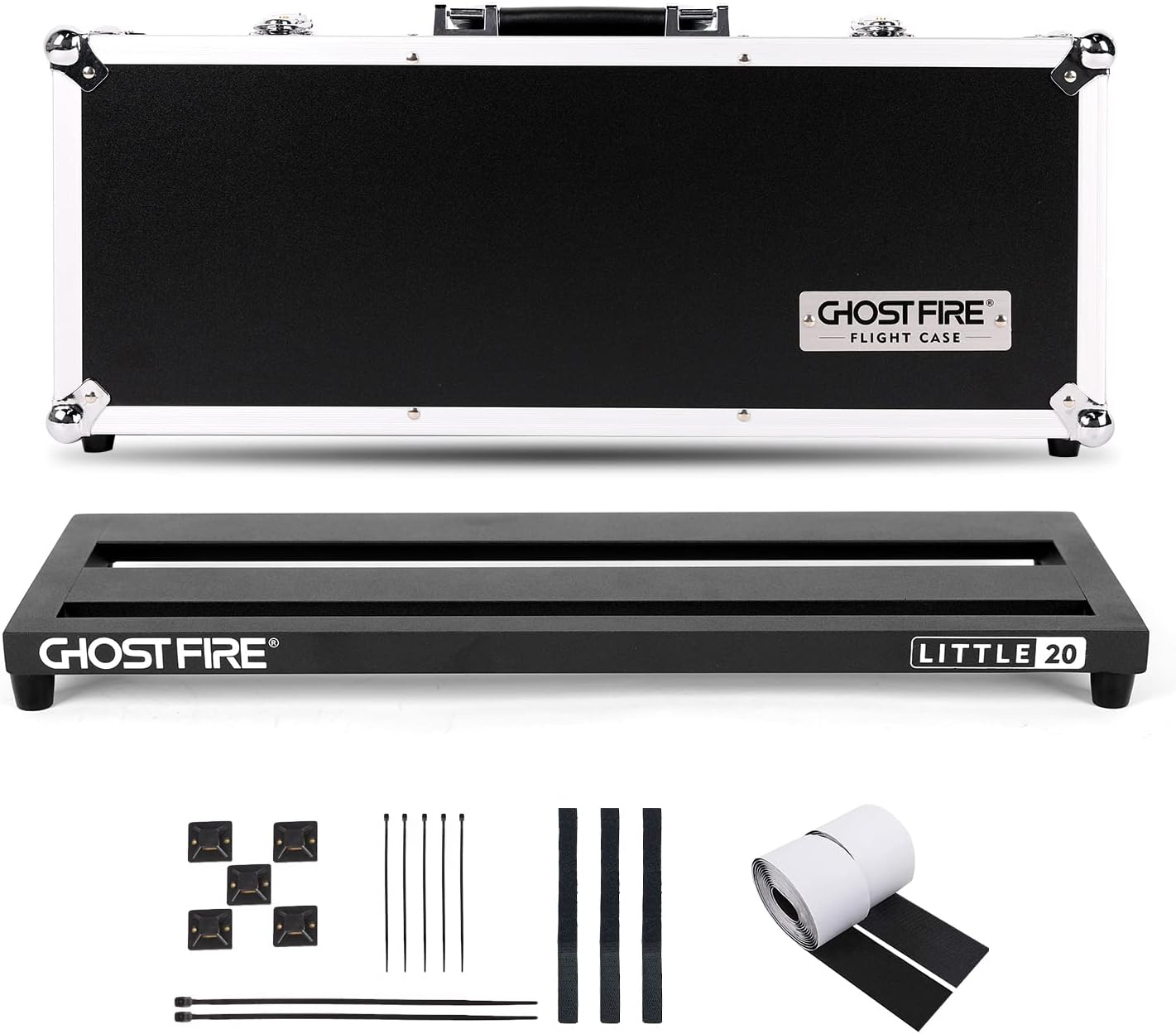 Aluminum Alloy Effect Pedalboard with Carry Case E660890