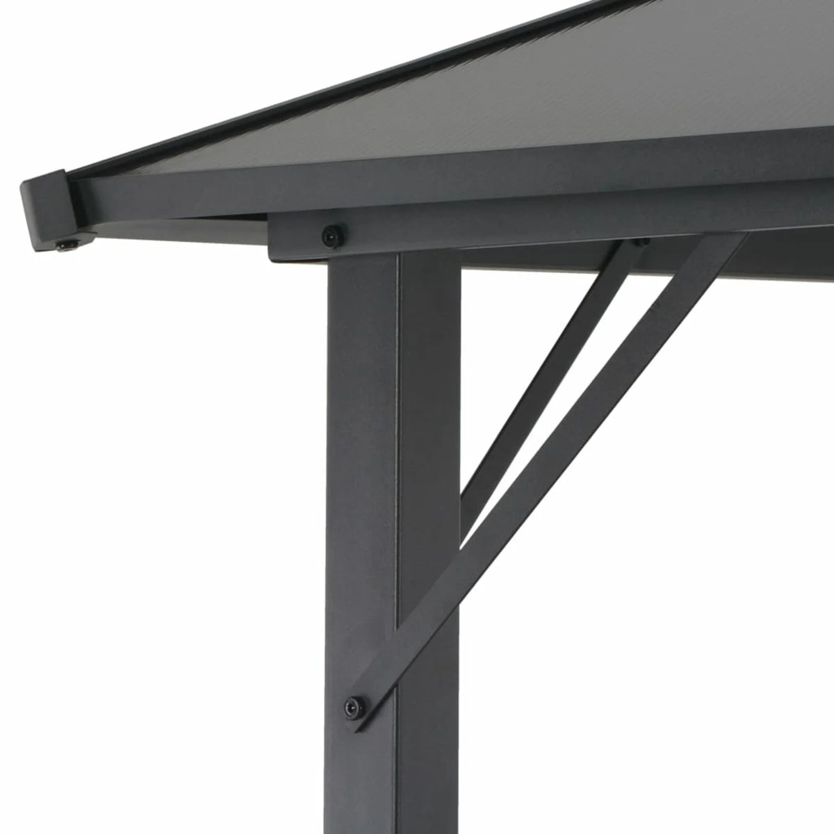 Black Outdoor Gazebo Canopy Tent 18.9ft x 9.5ft x 10.1ft P6975