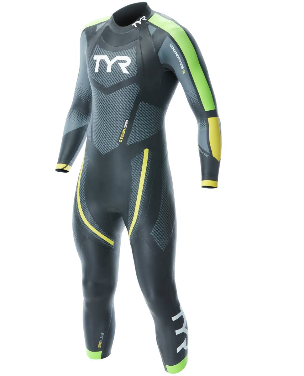 Black/Green/Yellow Wetsuit X-Small E191052