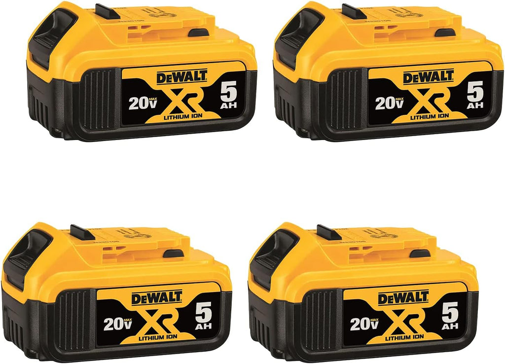 20V MAX 5.0Ah Lithium Ion Battery, 4-Pack F39260