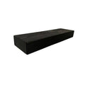 Solid Wood Floating Shelf Black A71390