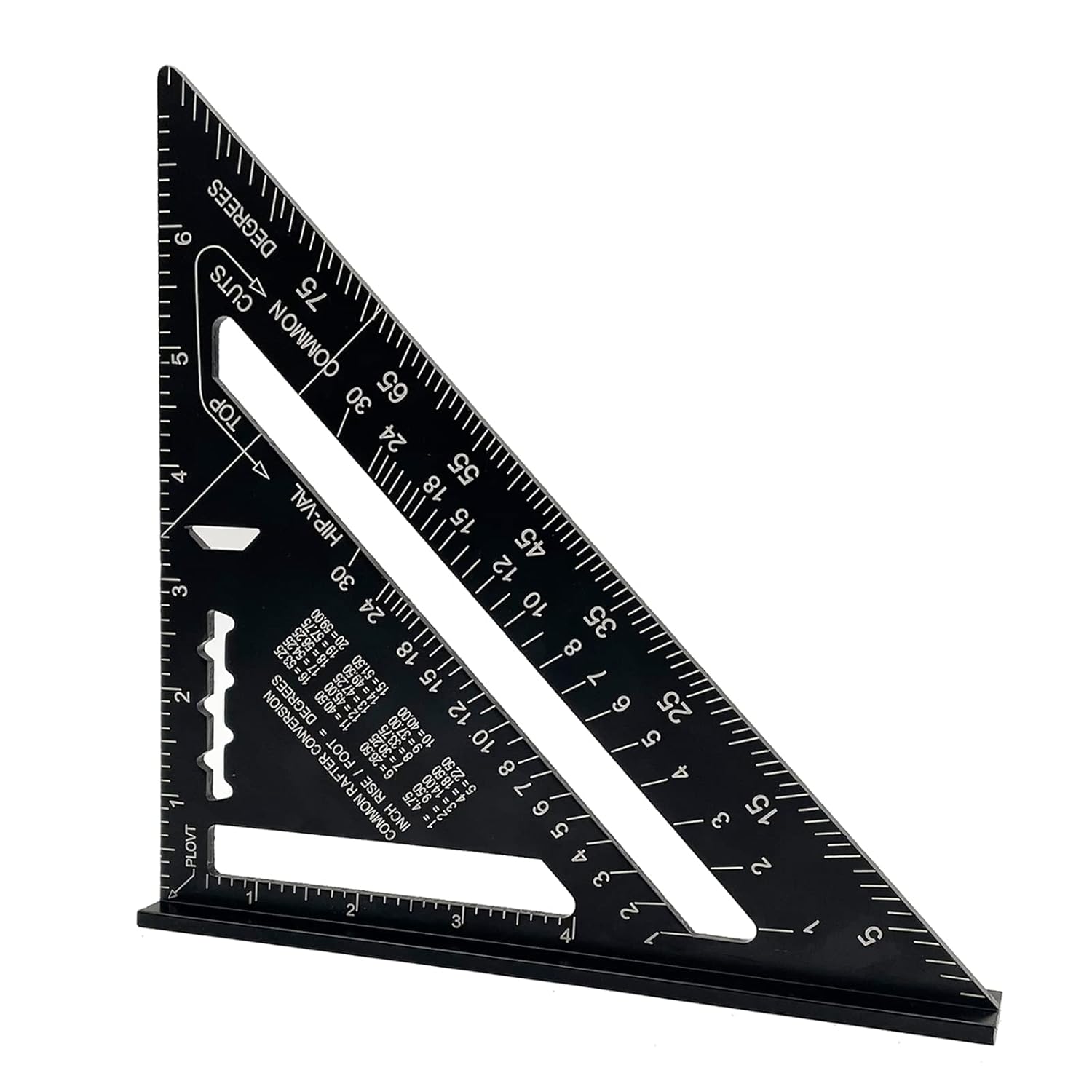 7 inch Aluminum Alloy Triangle Ruler Carpenter Square F5040