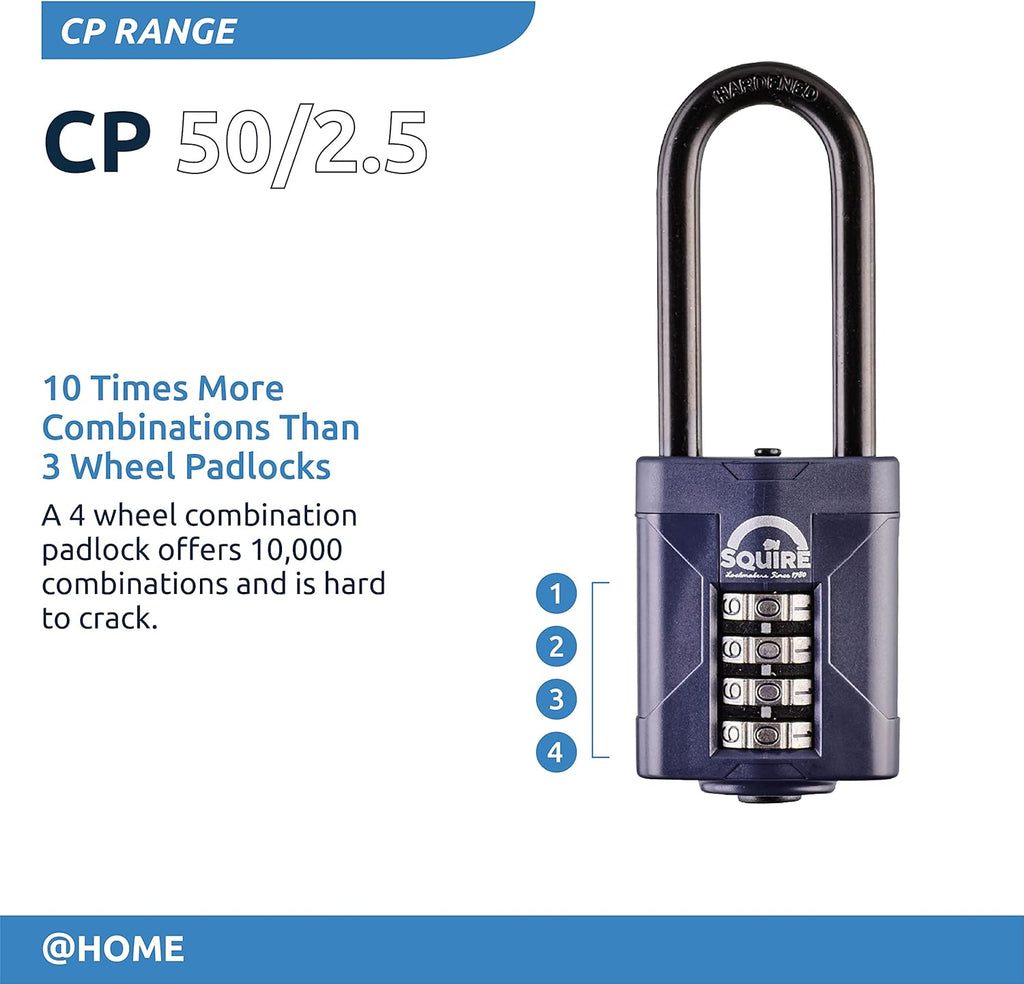 Blue 60 mm Alloy Steel 5 Wheel Combination Padlock, Pack of 2 O475193