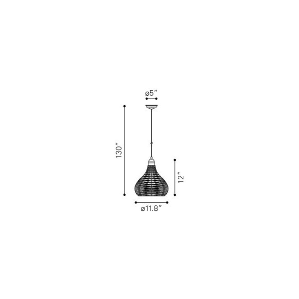 Natural Ceiling Lamp U137