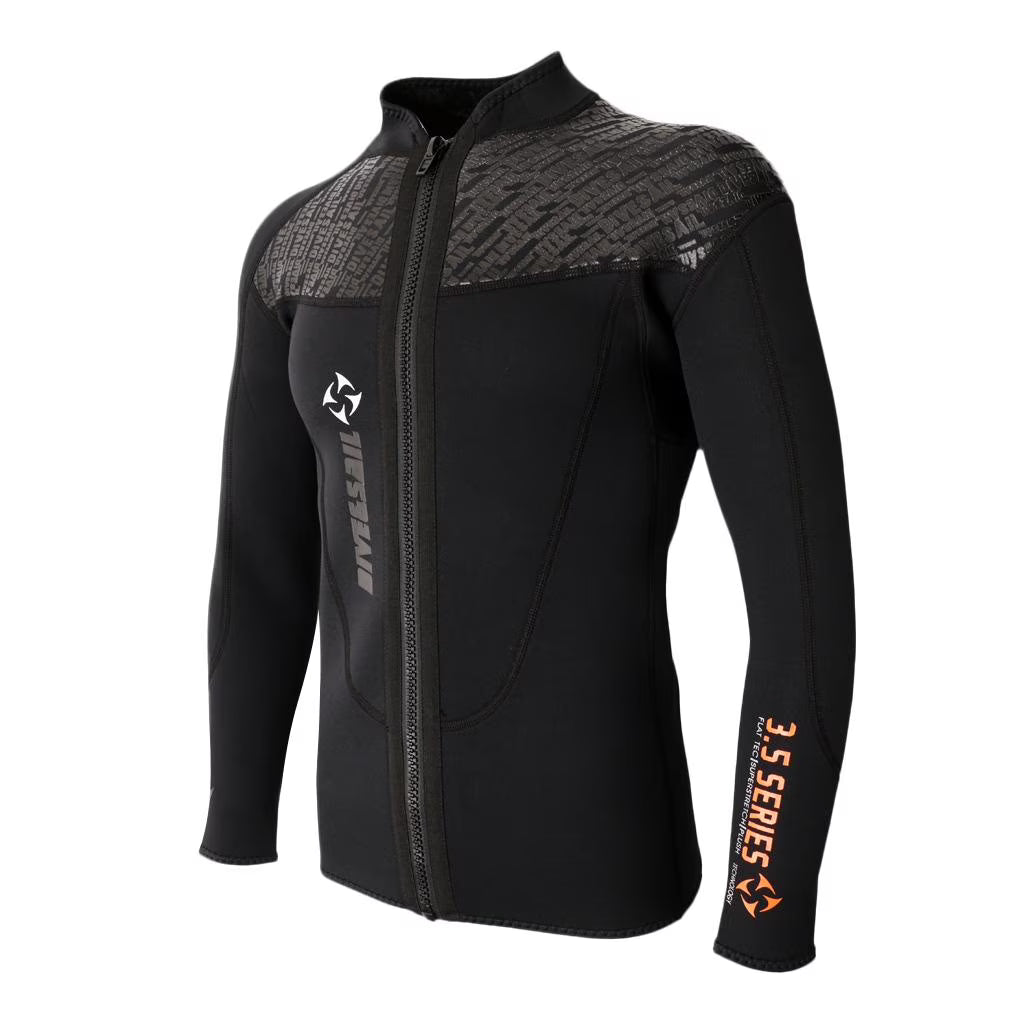 3mm Neoprene Long Sleeve Front Zip Wetsuit Jacket - XL M73880