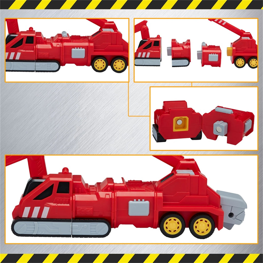 5-in-1 Construction Vehicles Transform Robot Kids Toys O623