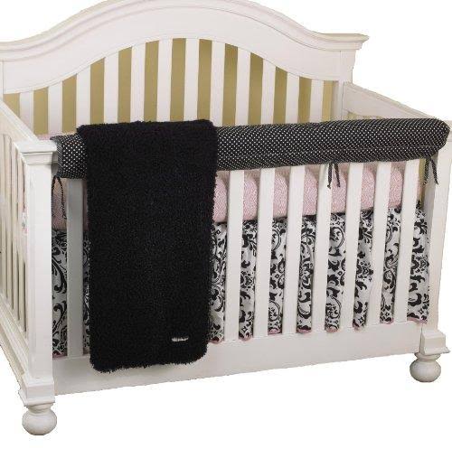 Houndstooth Front Crib Rail Cover Up Set C52229