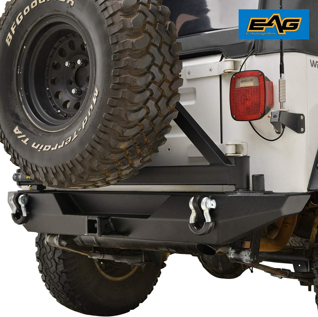 Steel Rear Bumper with Tire Carrier A26136