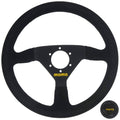 Black Suede Steering Wheel B152263