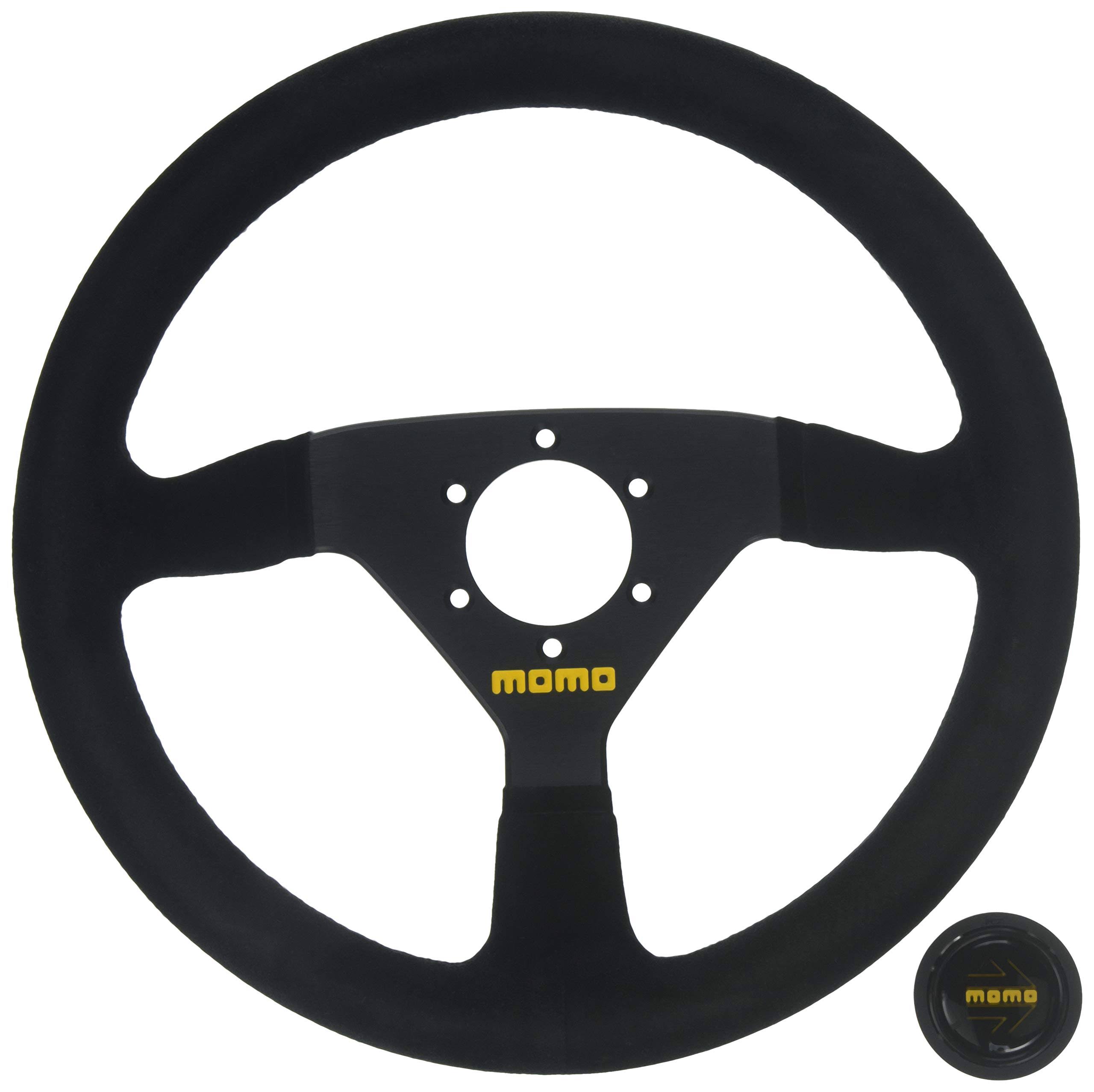 Black Suede Steering Wheel B152263