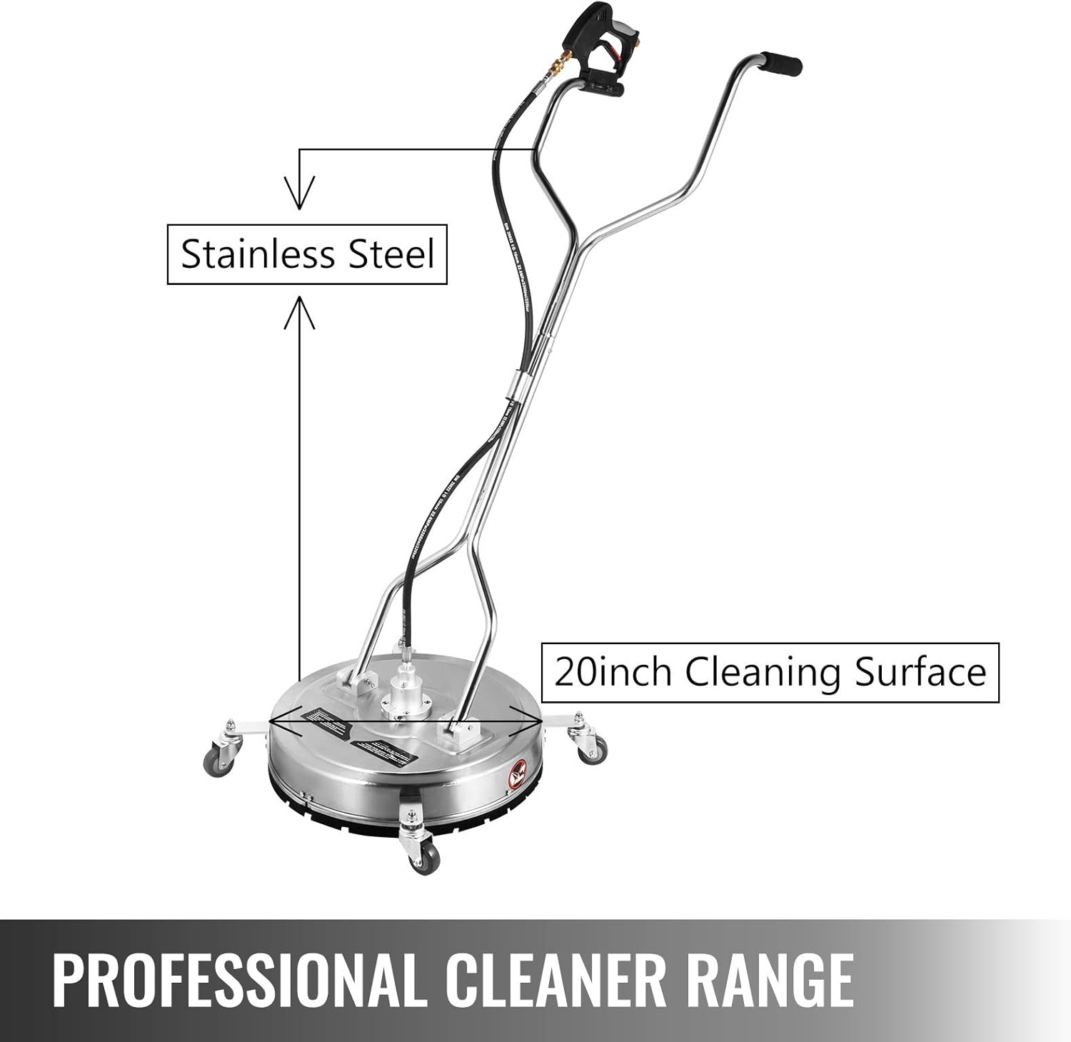 20 inch Surface Cleaner for Pressure Washer with 3/8 Quick Connector I722